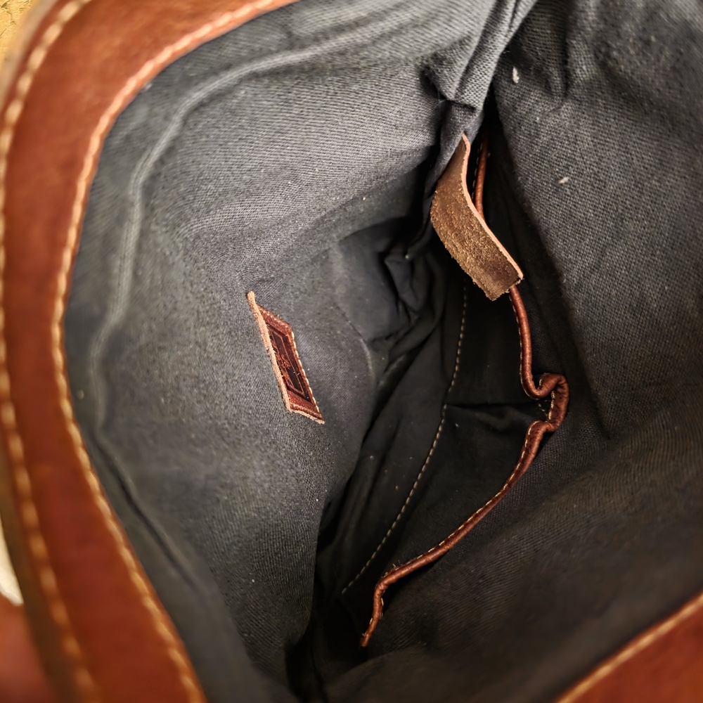 Frye Brick Red Leather Shoulder Bag - Picture 6 of 7